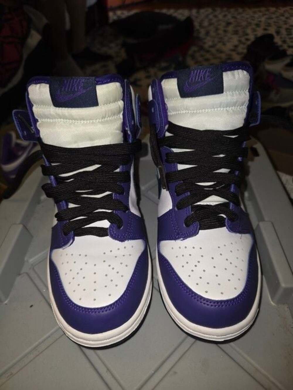 Nike Women’s High-Top Sneakers - White/Purple
